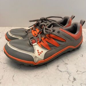 Vivobarefoot Barefoot Shoes Women's 10.5 Neo Trail Runners Peach Gray *Wear